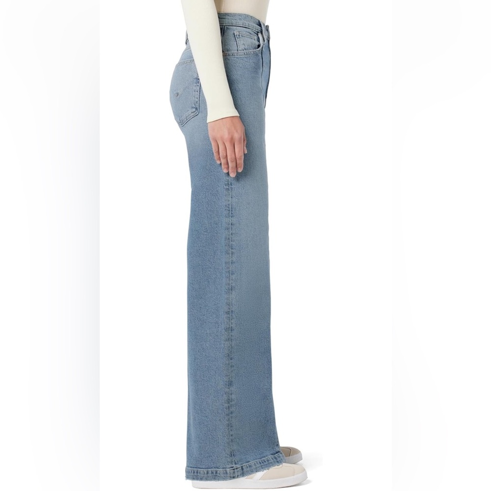 NWT Hudson Size 26 Women's James High Rise Wide Leg Jeans: Caribbean Breeze - Picture 4 of 16